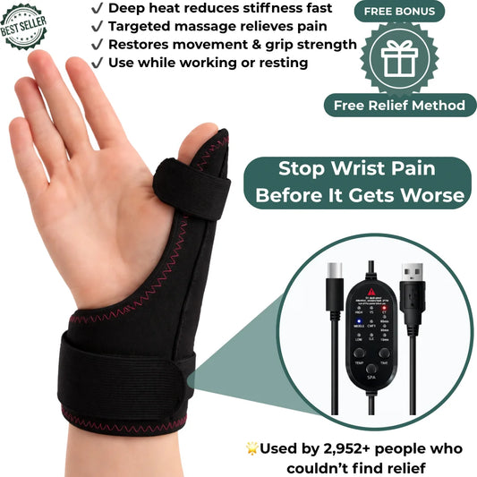 RELIEVURA™ – Deep Heat Wrist & Thumb Relief