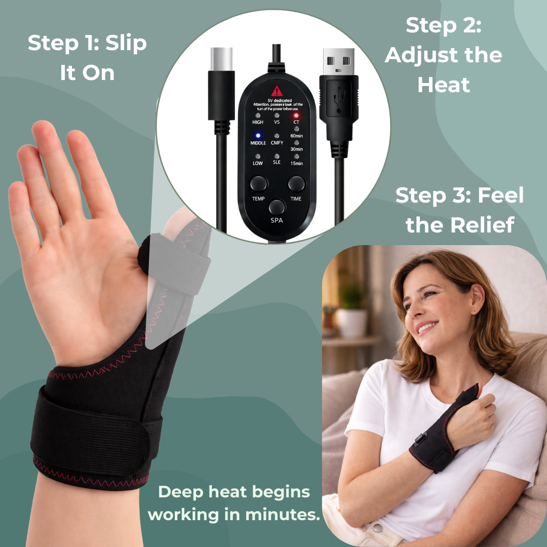 RELIEVURA™ – Deep Heat Wrist & Thumb Relief